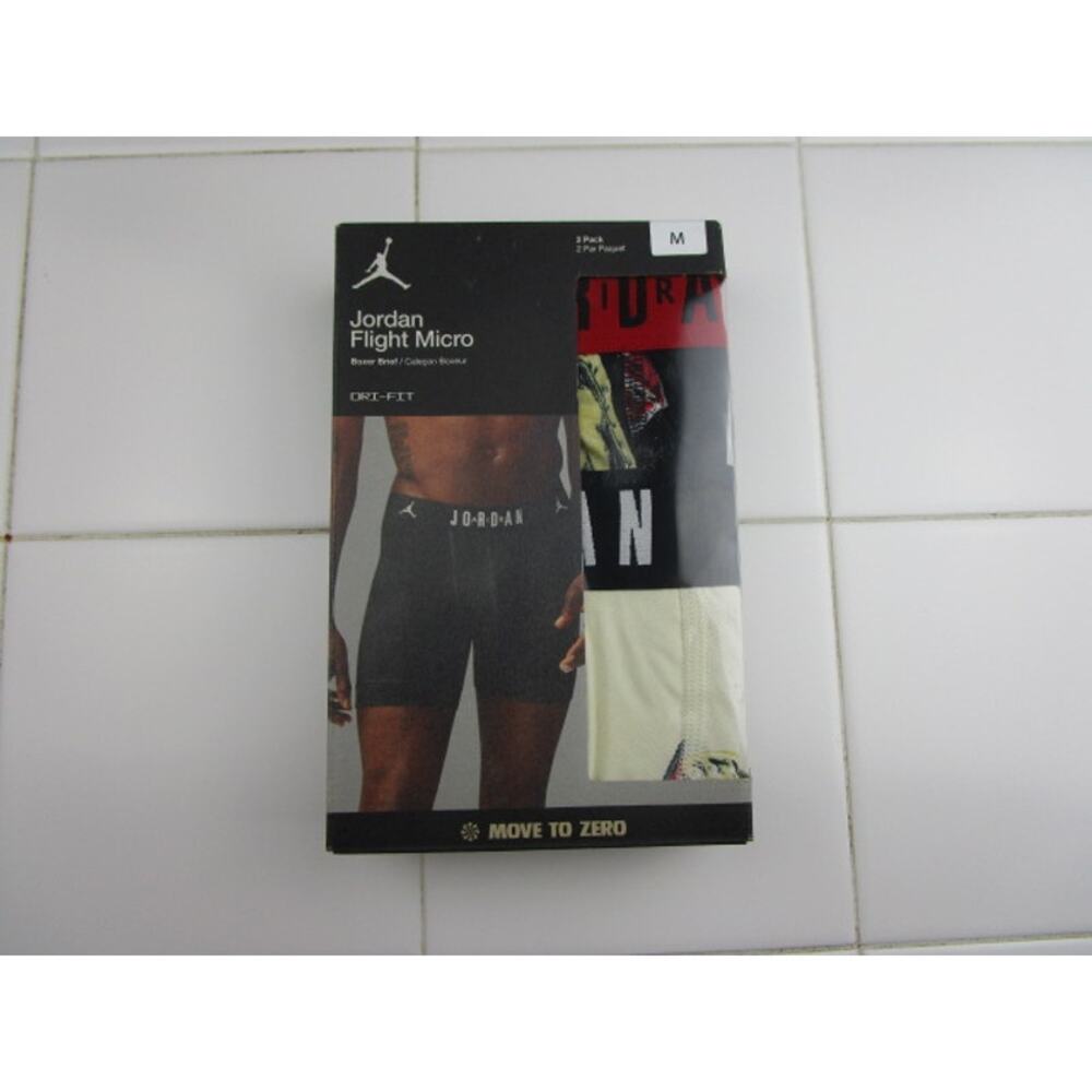 Jordan Flight Micro Boxer Briefs Printed Logo JM0671-782 Men's Medium Underwear